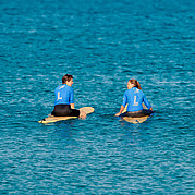 Warten auf die perfekte Welle im Line-up