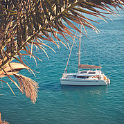 Boote am Atlantik auf Fuerteventura