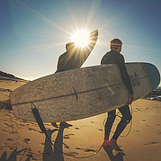 kleiner Strand im Süden der Insel