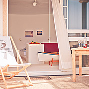 Terrasse im Studio von La Pared