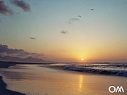 Sonnenuntergang an der Westküste