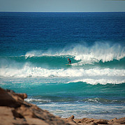 Wellen bei starkem Wind