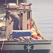 Fischerboot in Morro Jable auf Fuerteventura
