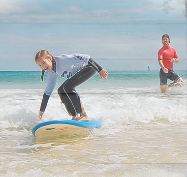 Kinder Surfkurs, surfen lernen auf Fuerteventura